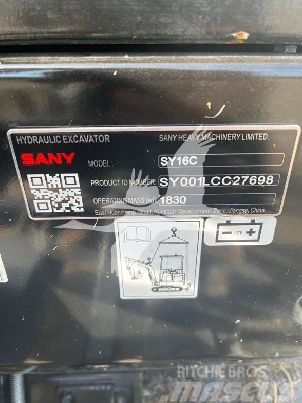 Sany SY16C Miniexcavadoras