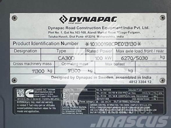 Dynapac CA30D Rodillos de un solo tambor