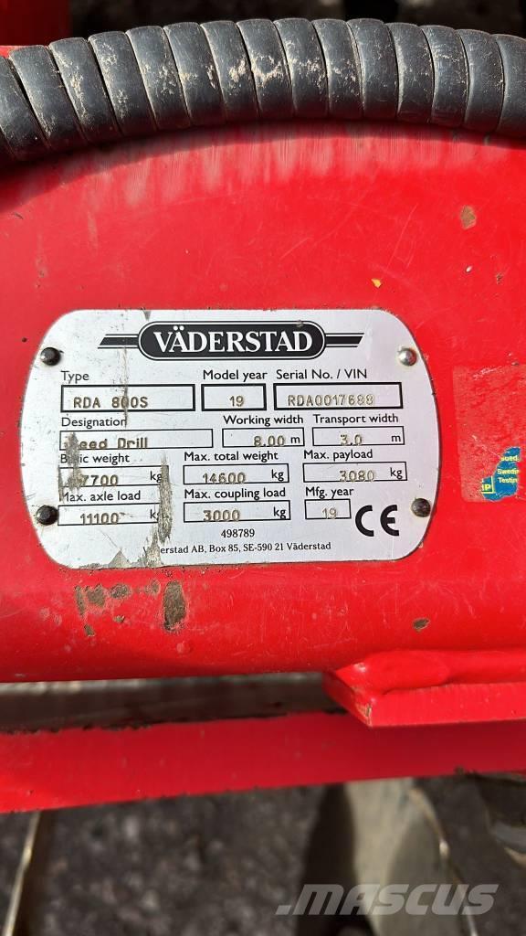 Väderstad RapidA800S Taladros