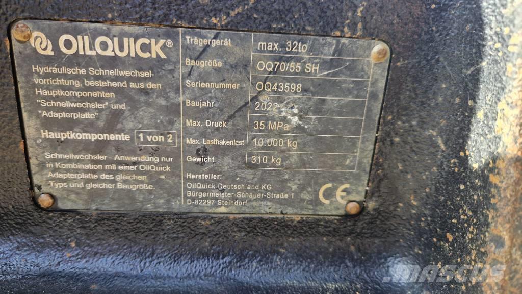 OilQuick OQ70/55 Conectores rápidos