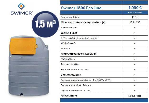 Swimer 1500L polttoainesäiliö valuma-altaalla Tanques