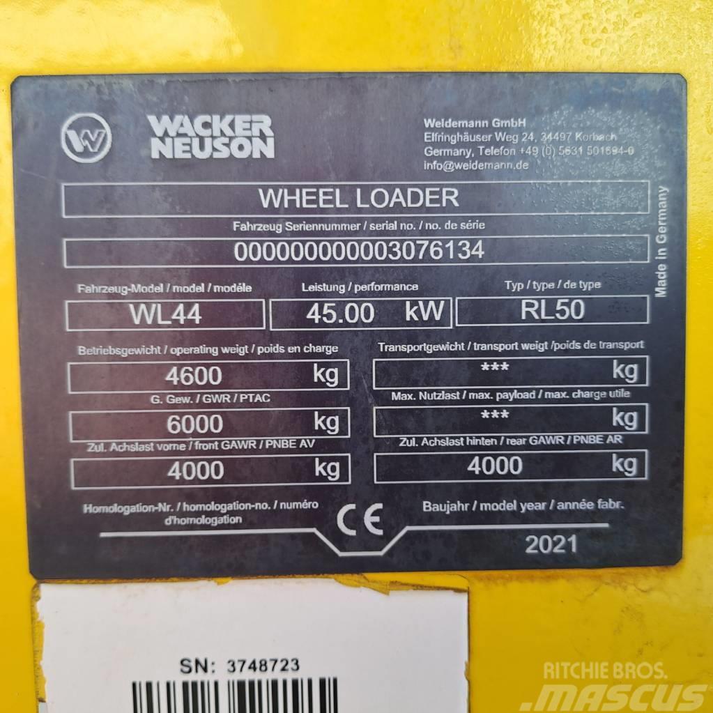 Wacker Neuson WL44 Cargadoras sobre ruedas