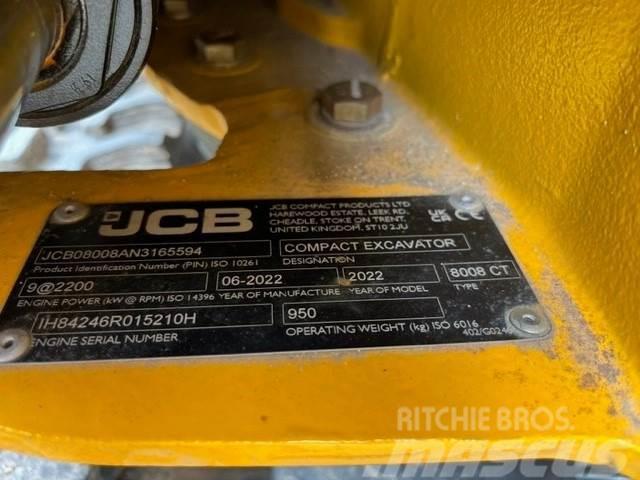 JCB 8008CTS Miniexcavadoras