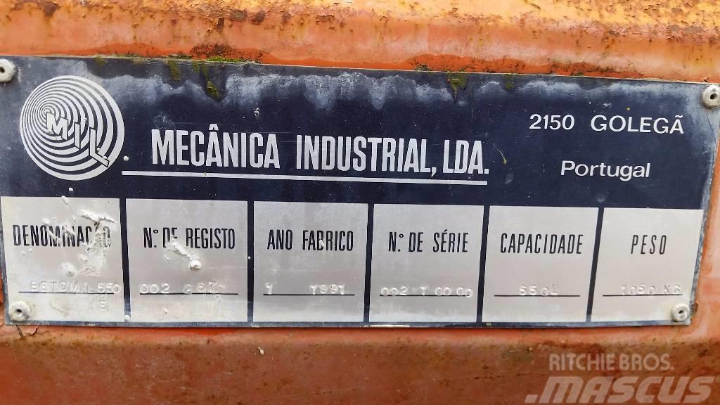  Betomil 550 L Mezcladoras de cemento y hormigón