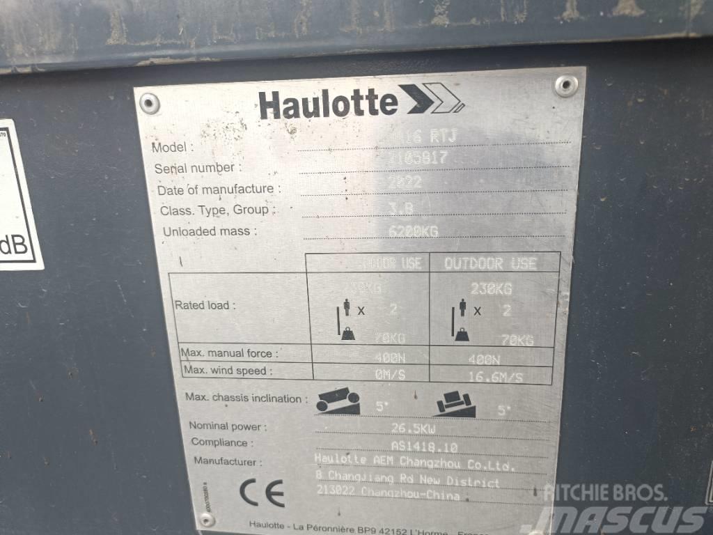 Haulotte HA16RTJ Plataformas con brazo de elevación manual