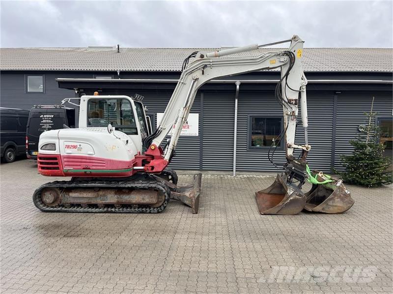 Takeuchi TB290 Hydraulisk skovlskifte 3skovle Excavadoras sobre orugas