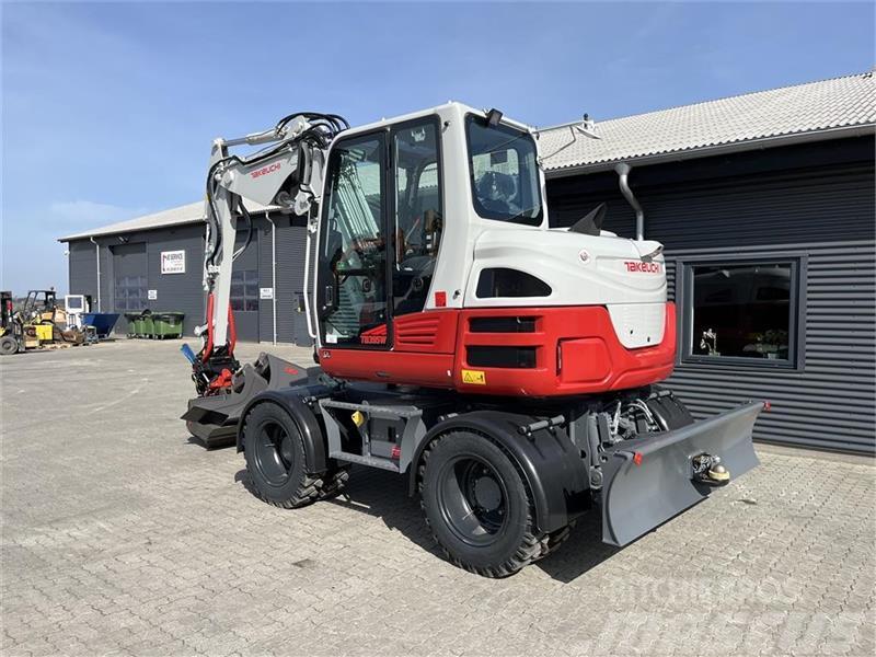 Takeuchi TB395W Rototilt, led lys, centralsmøring, 3 skovle Excavadoras de ruedas