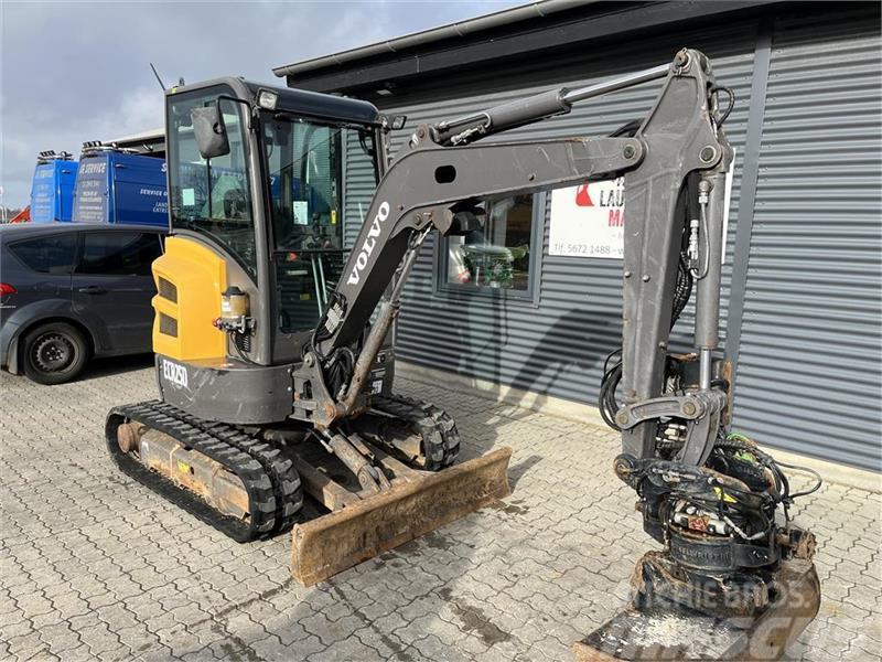 Volvo ECR25D Rotortilt og centralsmørring Miniexcavadoras