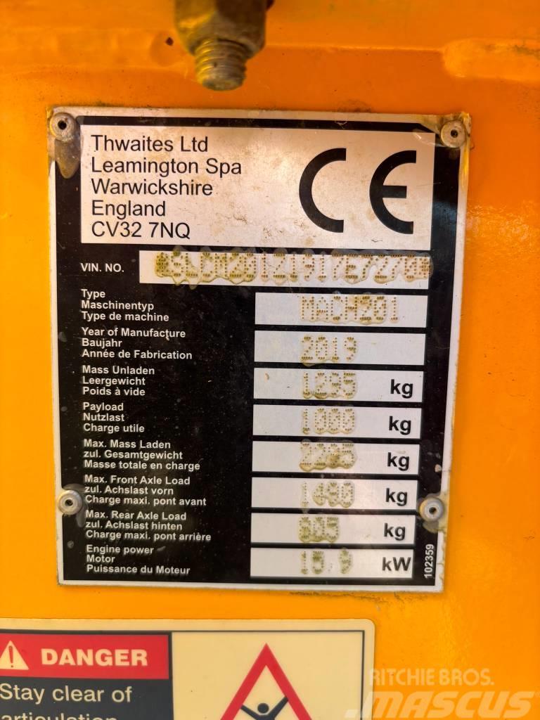 Thwaites 1 tonne Vehículos compactos de volteo