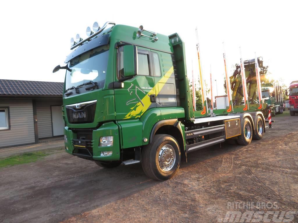 MAN 33.480 Transportes de madera