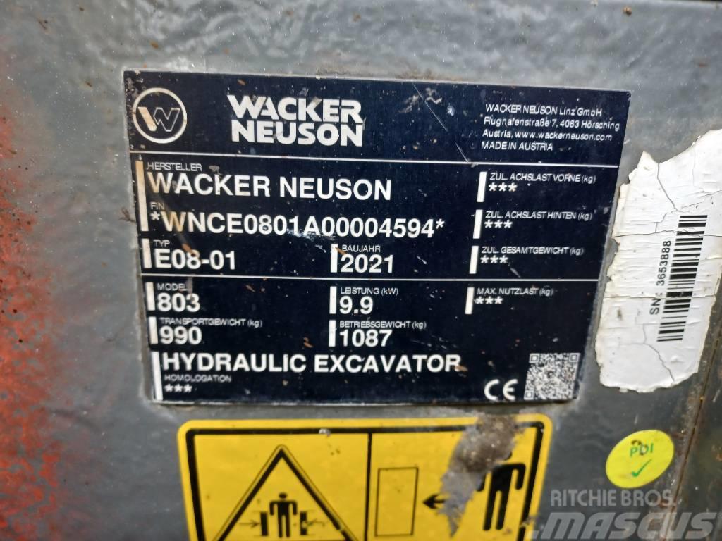 Wacker Neuson 803 Excavadoras sobre orugas