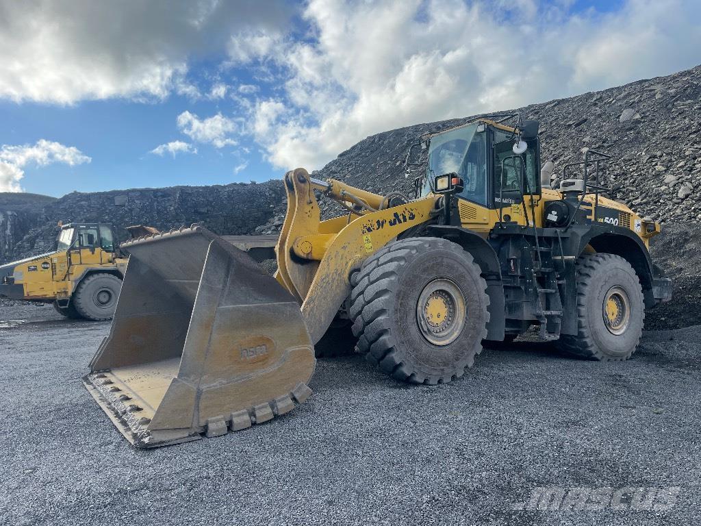 Komatsu WA500 Cargadoras sobre ruedas