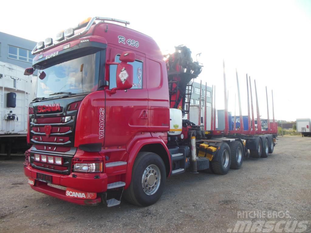 Scania R 450 Transportes de madera