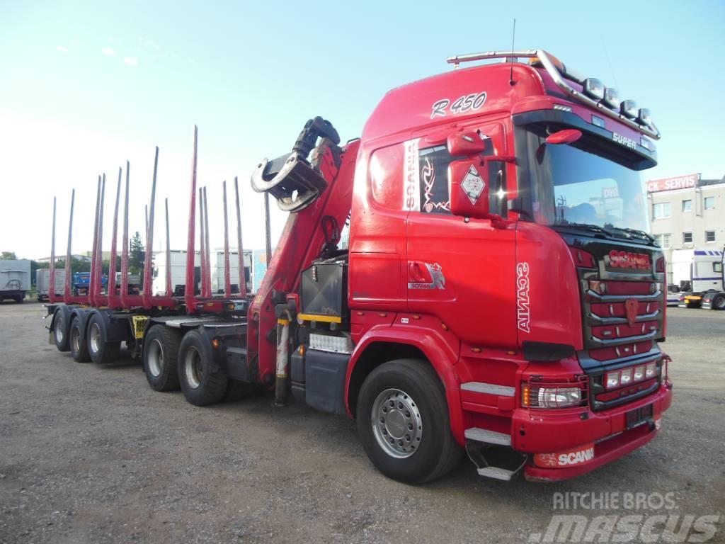 Scania R 450 Transportes de madera