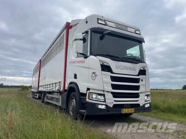 Scania R 450 Camiones de caja de lona