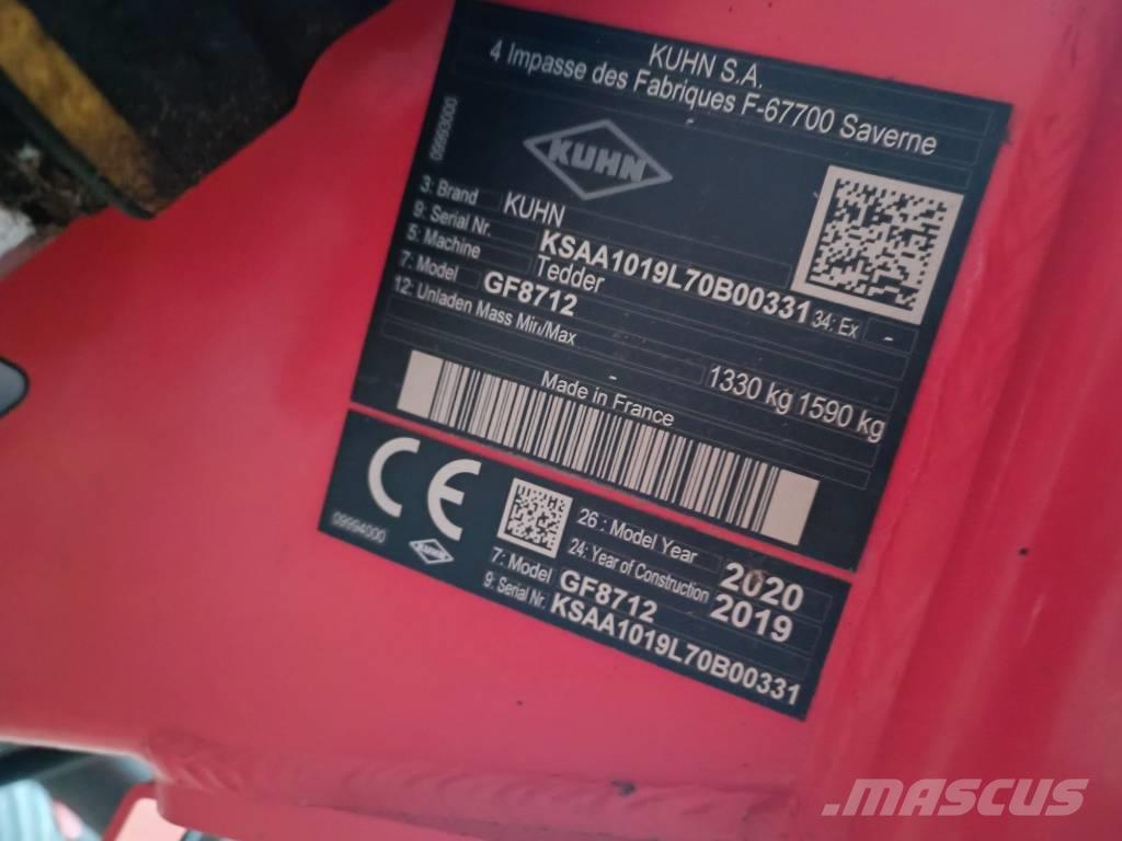 Kuhn GF 8712 Rastrilladoras y rastrilladoras giratorias