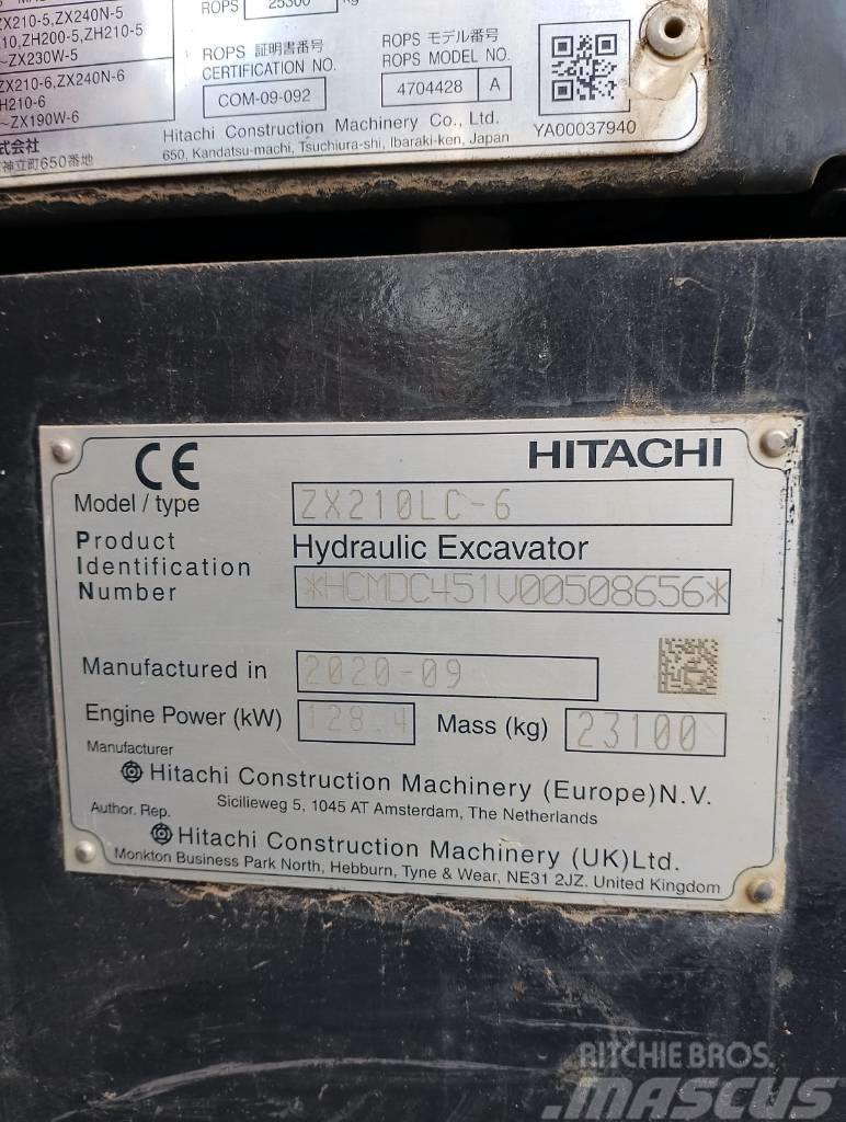 Hitachi ZX210LC-6 Excavadoras sobre orugas