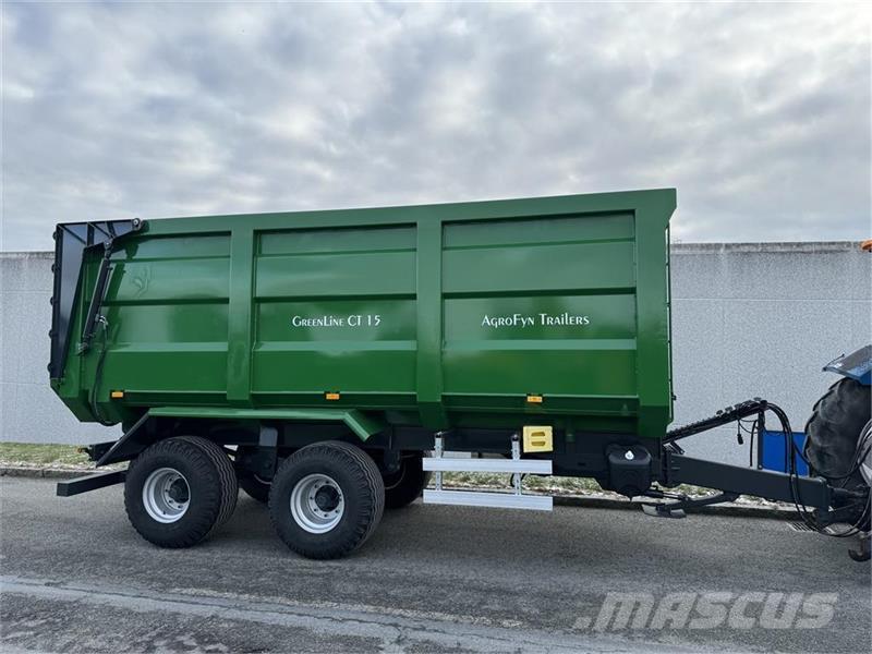 Agrofyn Trailers Greenline CT 15 Overgemt vogn - N Remolques con caja de volteo