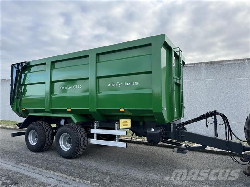 Agrofyn Trailers Greenline CT 15 Overgemt vogn - N Remolques con caja de volteo