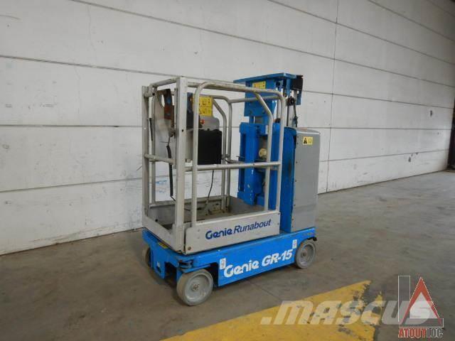 Genie GR-15 Plataformas con brazo de elevación manual