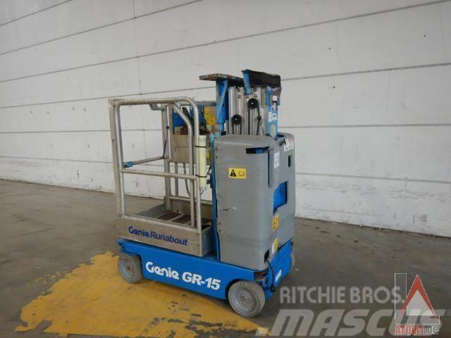 Genie GR-15 Plataformas con brazo de elevación manual