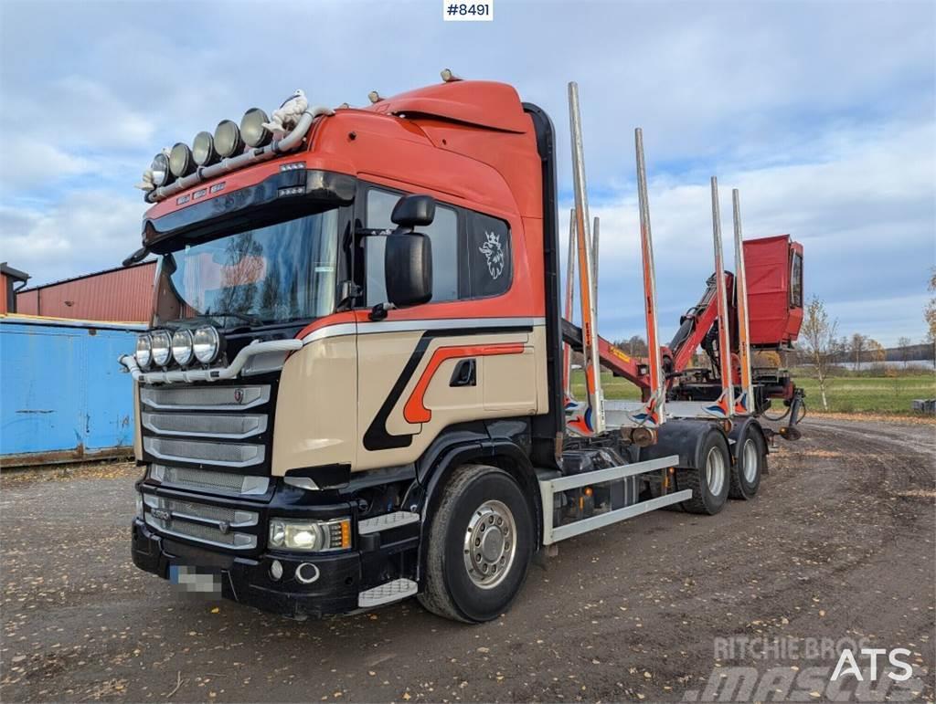 Scania R580 Transportes de madera