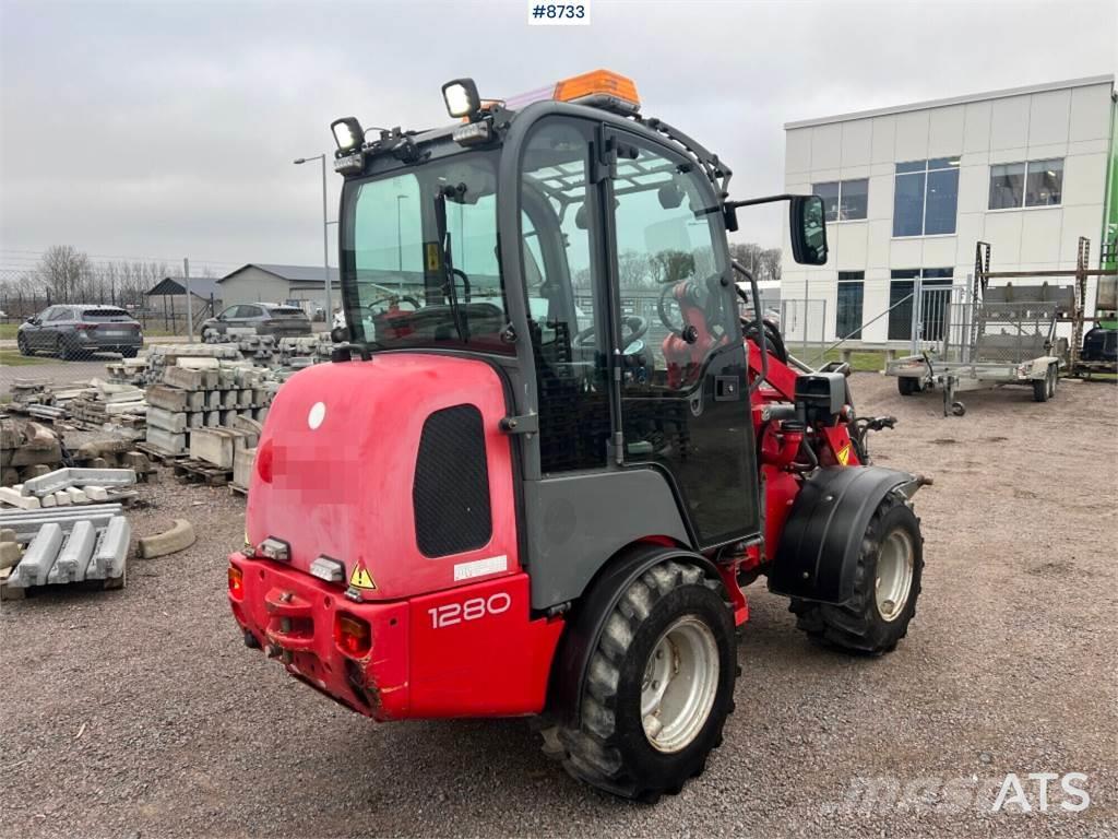 Weidemann 1280 Buldozer sobre ruedas