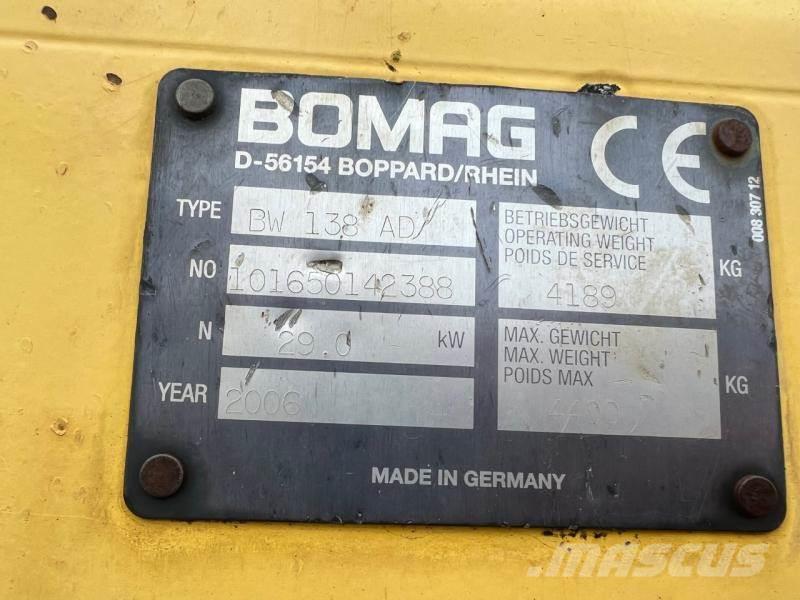 Bomag BW138 AD Compactadoras de suelo