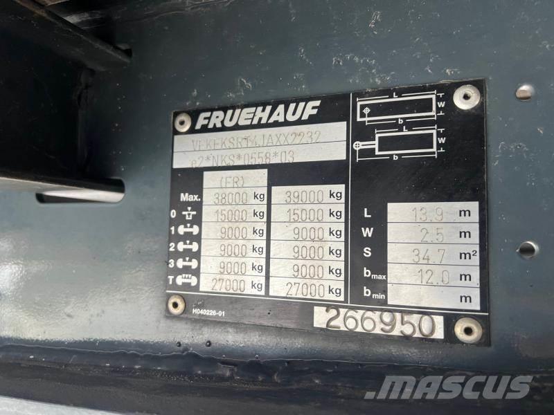 Fruehauf Semi-Reboque Semirremolques de caja de lona