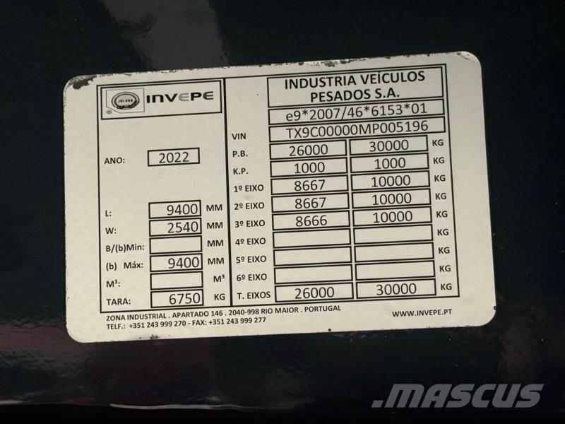 Invepe Reboque Remolques para transporte de vehículos