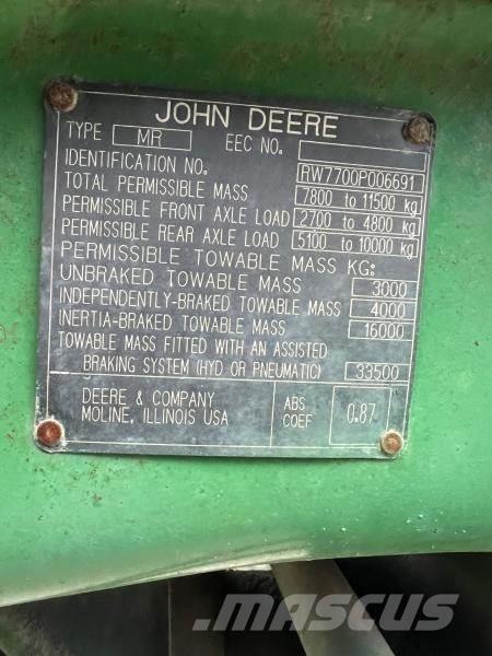 John Deere 7700 Tractores