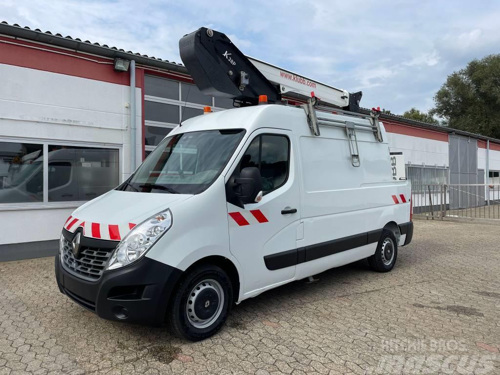 Renault Master Hubarbeitsbühne KLUBB K 38P Korb 200kg EURO Plataformas sobre camión