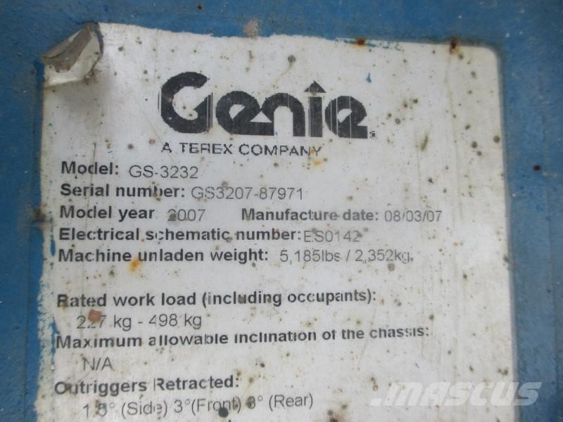 Genie GS 3232 Plataformas tijera