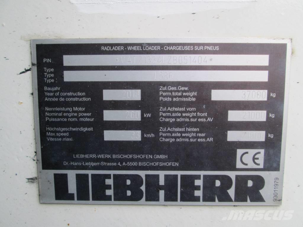 Liebherr L586 XPower Cargadoras sobre ruedas