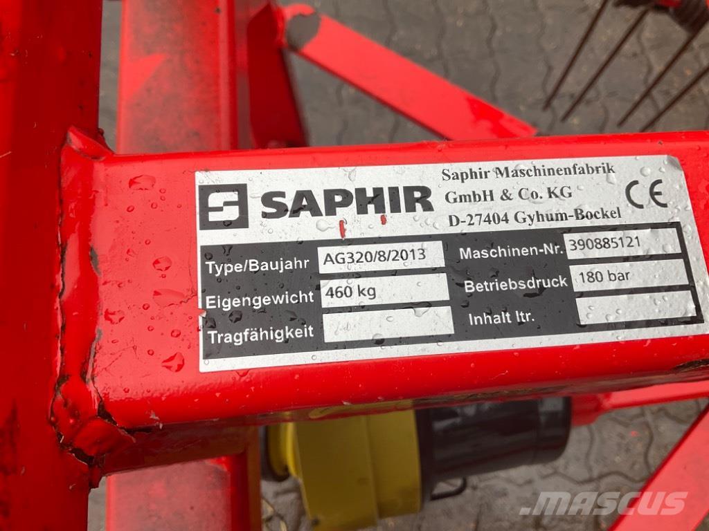 Saphir Ag 320 Rastrilladoras y rastrilladoras giratorias