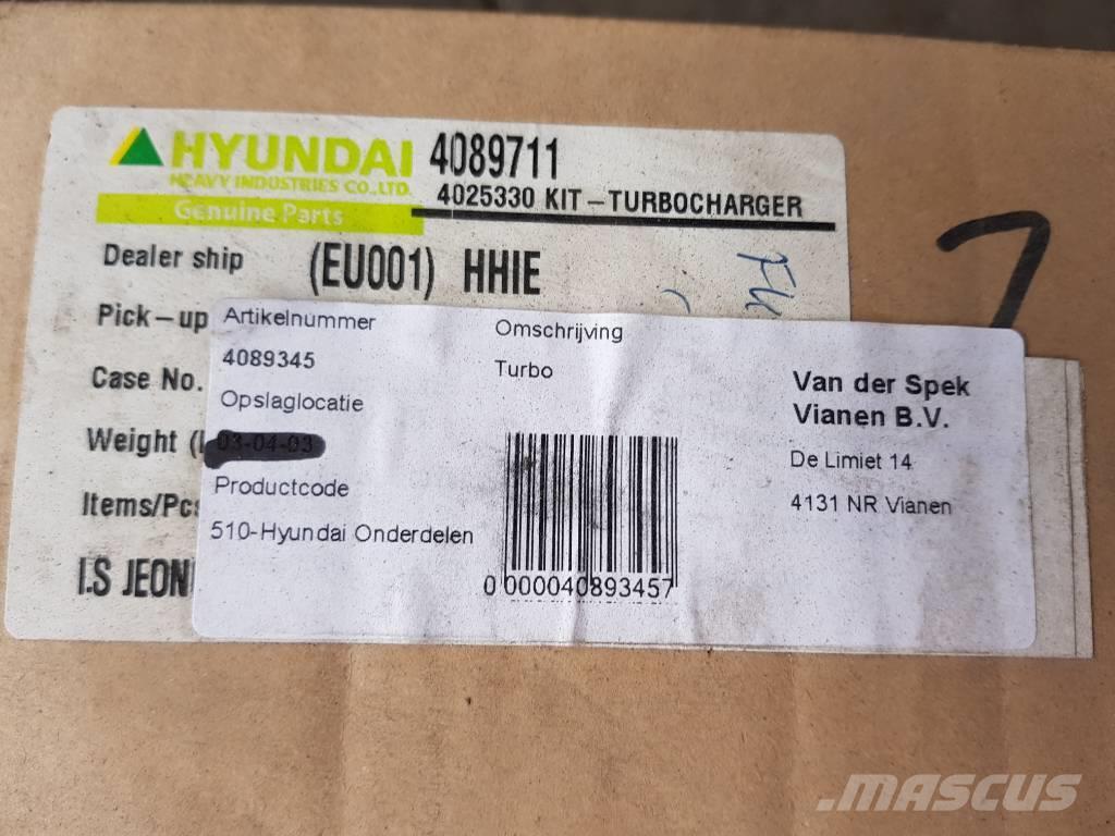 Hyundai Turbocharger Motores