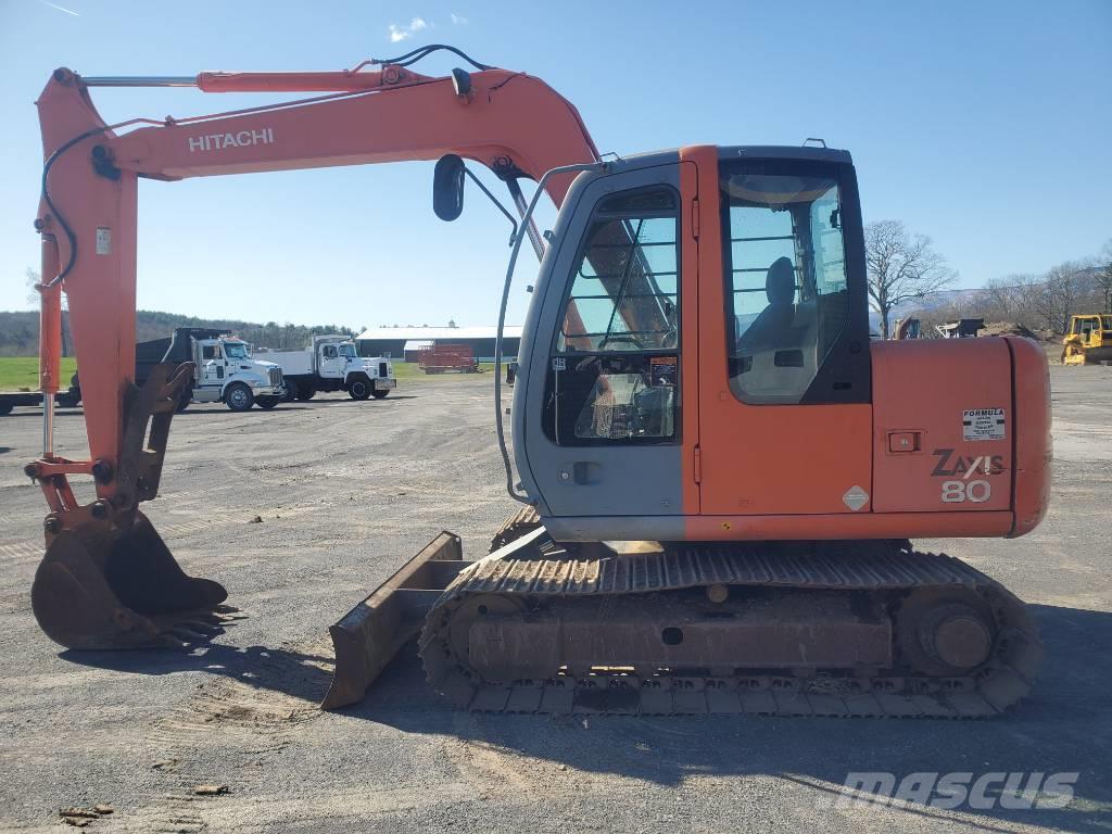 Hitachi ZX80 Excavadoras sobre orugas