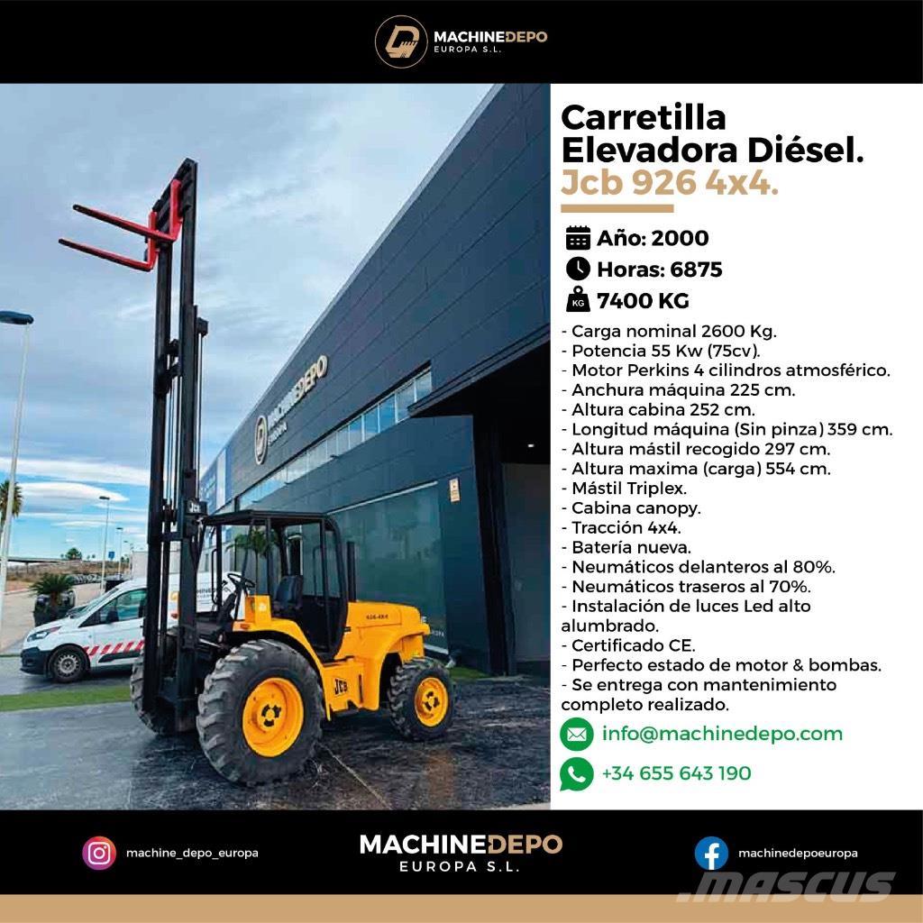 JCB 926-4 Montacargas todo terreno