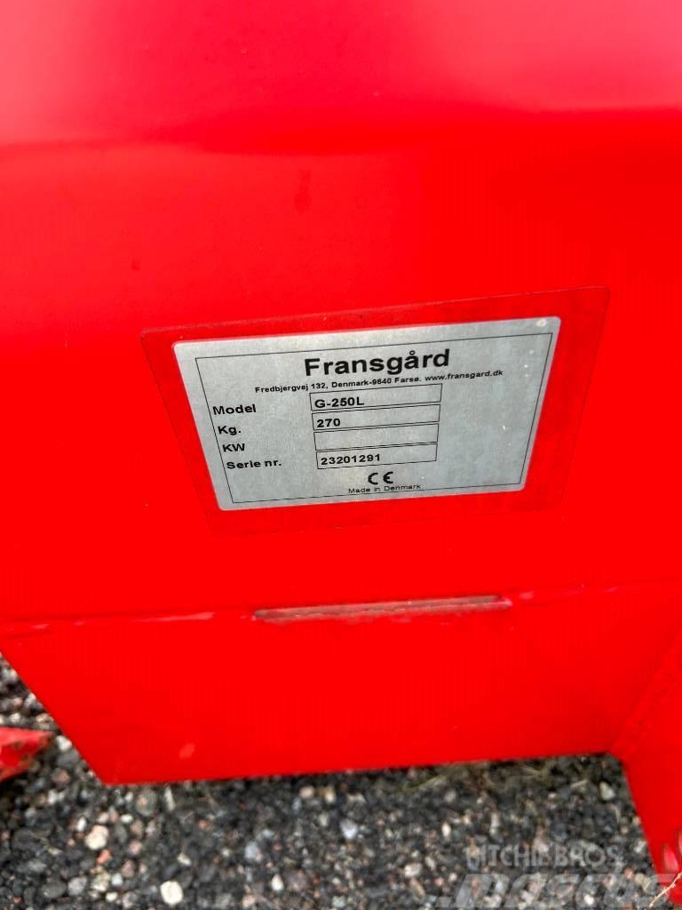 Fransgård G250L snöblad Hojas y cuñas quitanieves