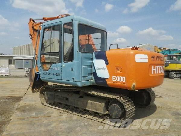 Hitachi EX100-3 Excavadoras sobre orugas