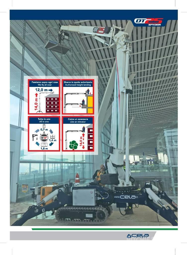 Cela Spyder DT25 Plataformas con brazo de elevación telescópico