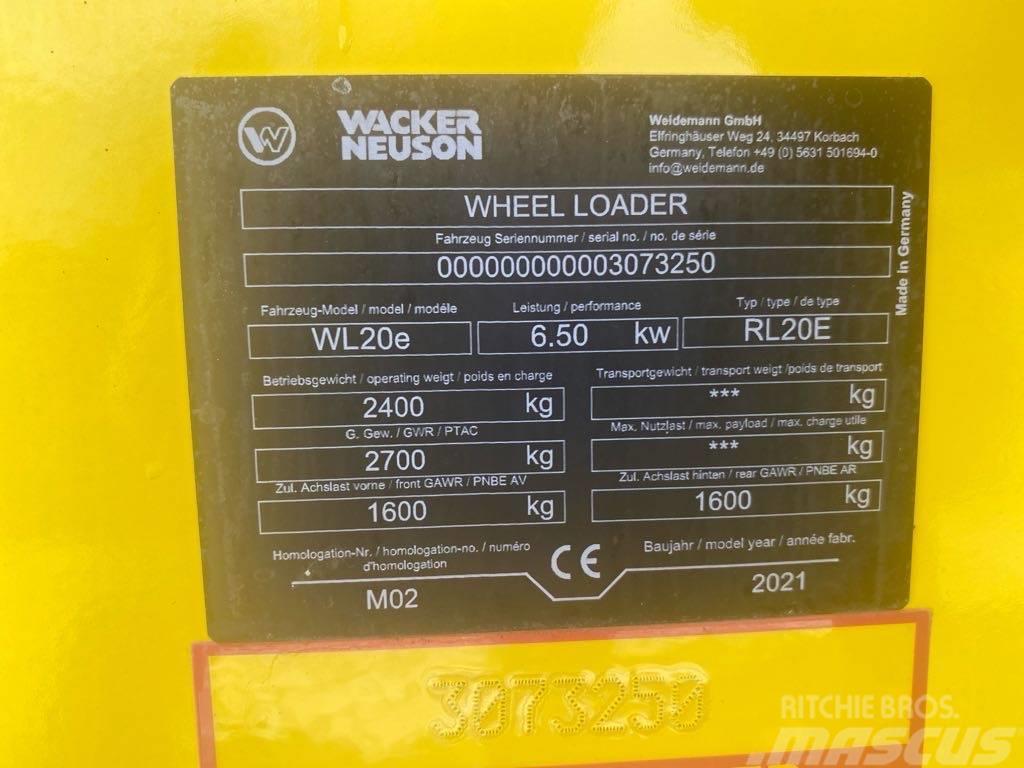 Wacker Neuson WL20e Cargadoras sobre ruedas