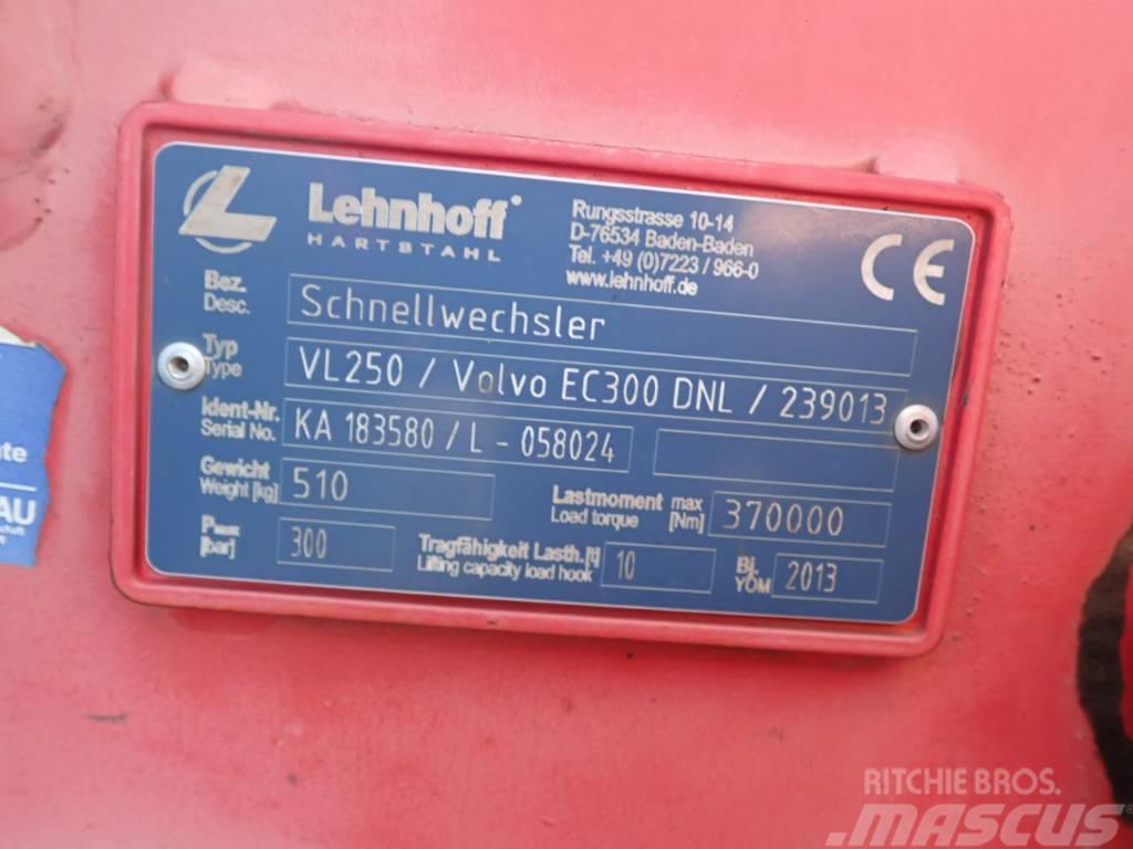 Lehnhoff hydr. Schnellwechsler HS25 mit Lasthaken Conectores rápidos