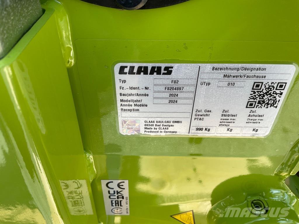 CLAAS Disco 3600 Segadoras y cortadoras de hojas para pasto