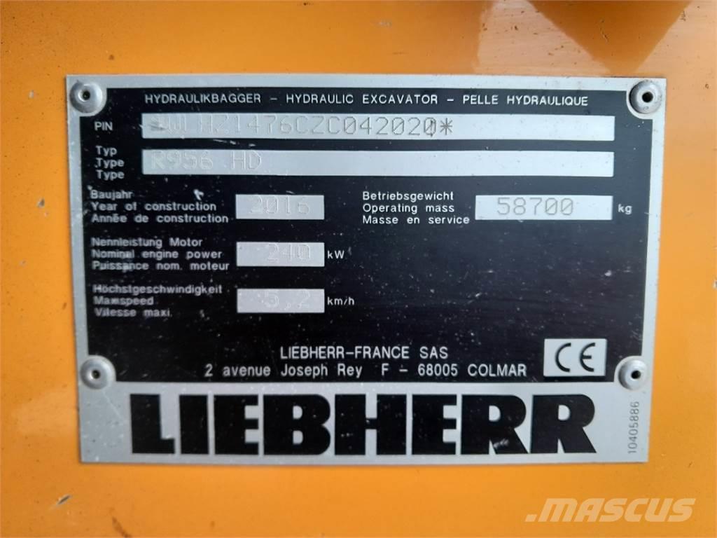 Liebherr R956 Excavadoras sobre orugas