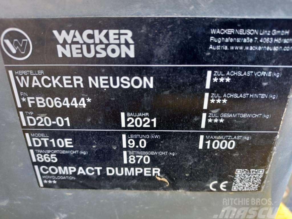 Wacker Neuson DT10e Camiones de volteo sobre orugas