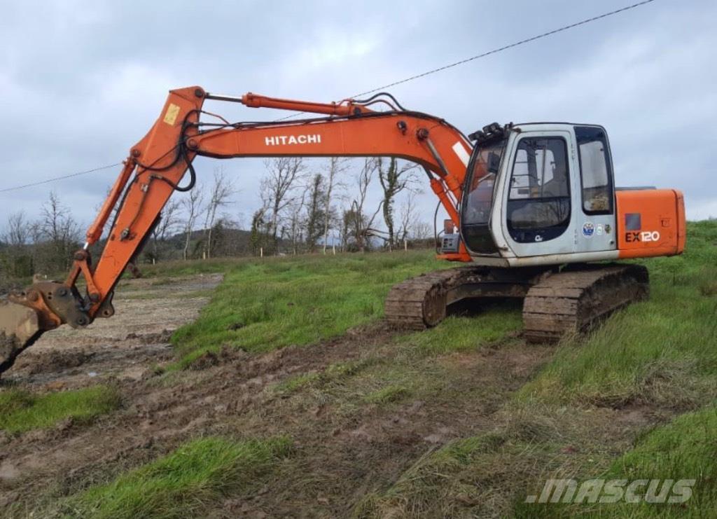 Hitachi Ex120-5 Excavadoras sobre orugas