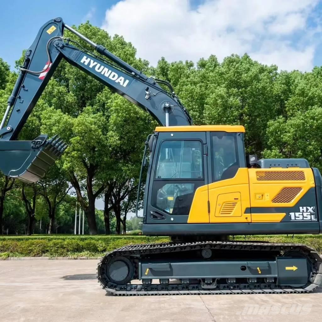 Hyundai HX 155 Excavadoras sobre orugas