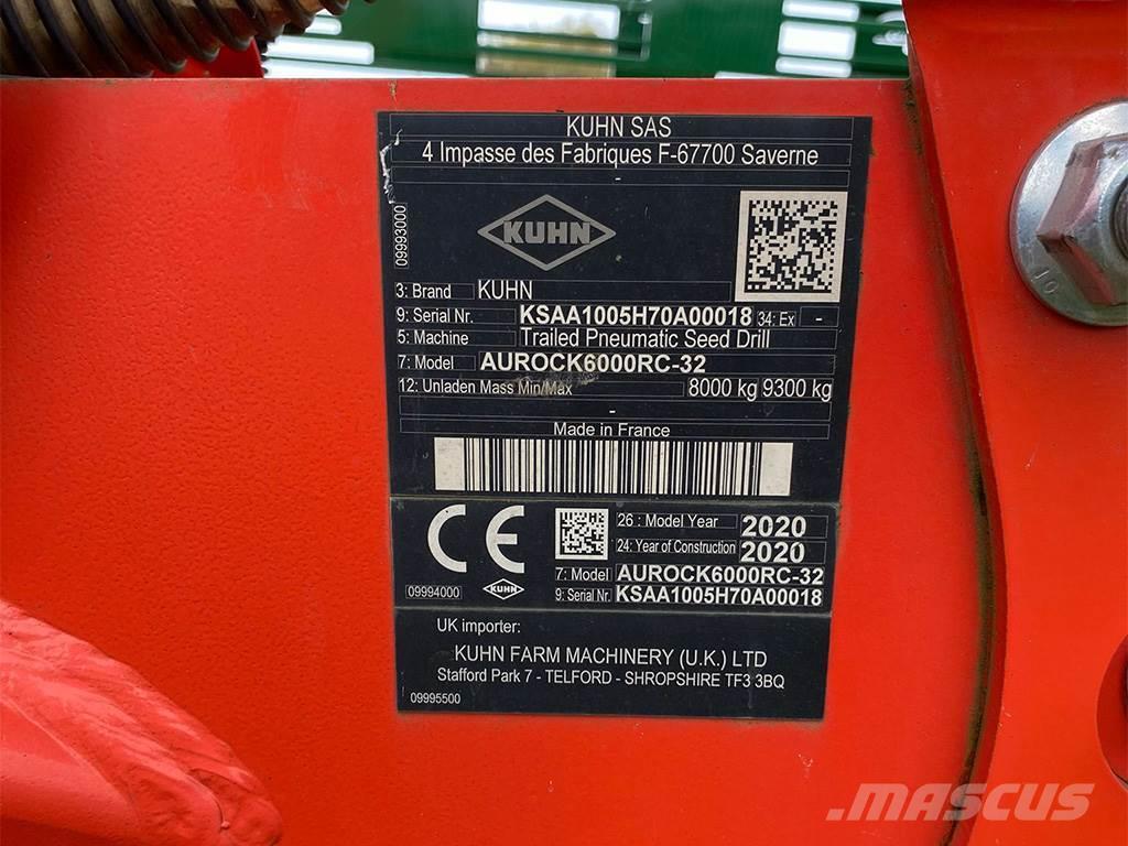 Kuhn AUROCK 6000 Taladros