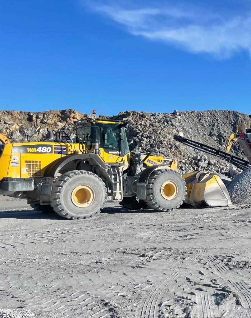 Komatsu WA480 Cargadoras sobre ruedas